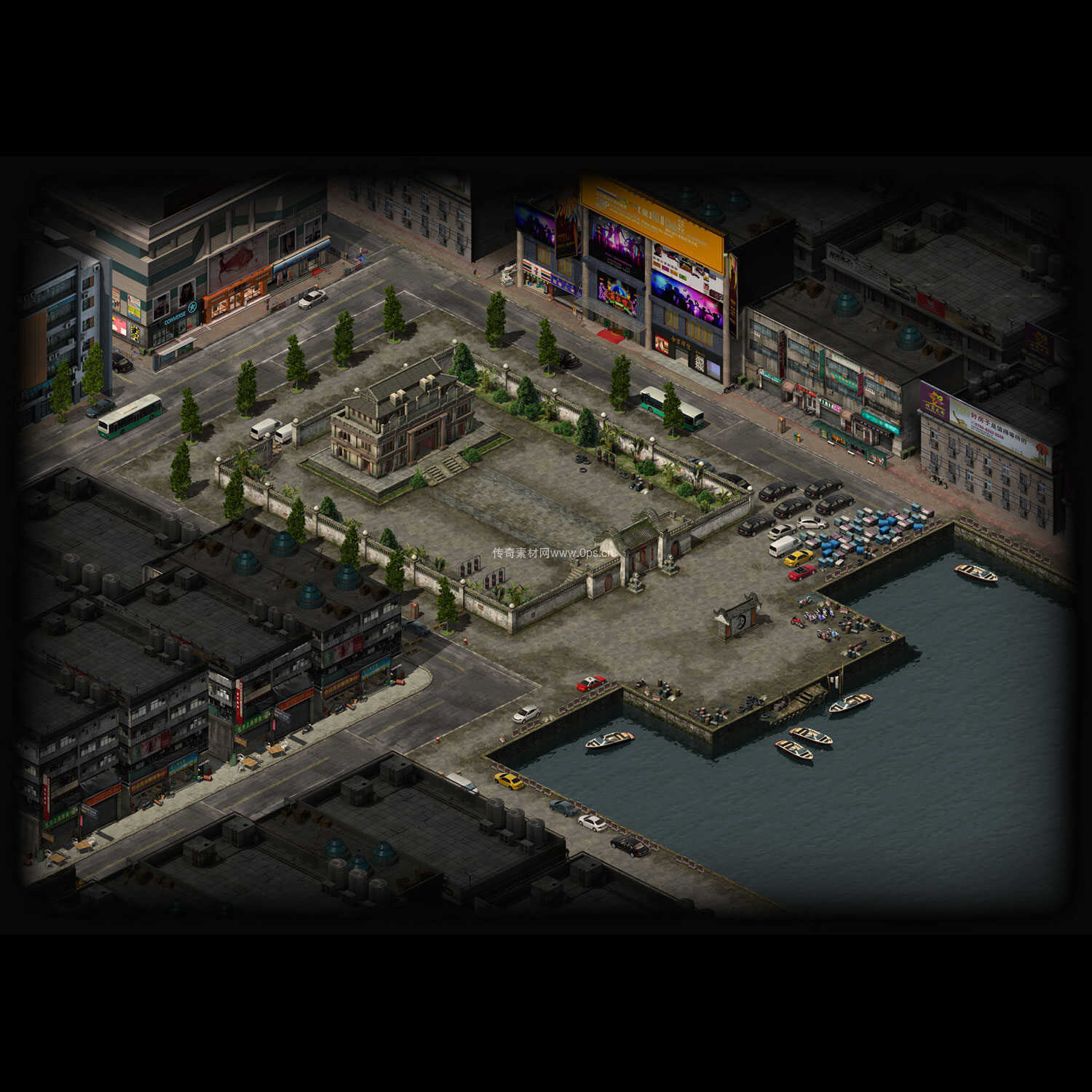 现代风格系列地图9