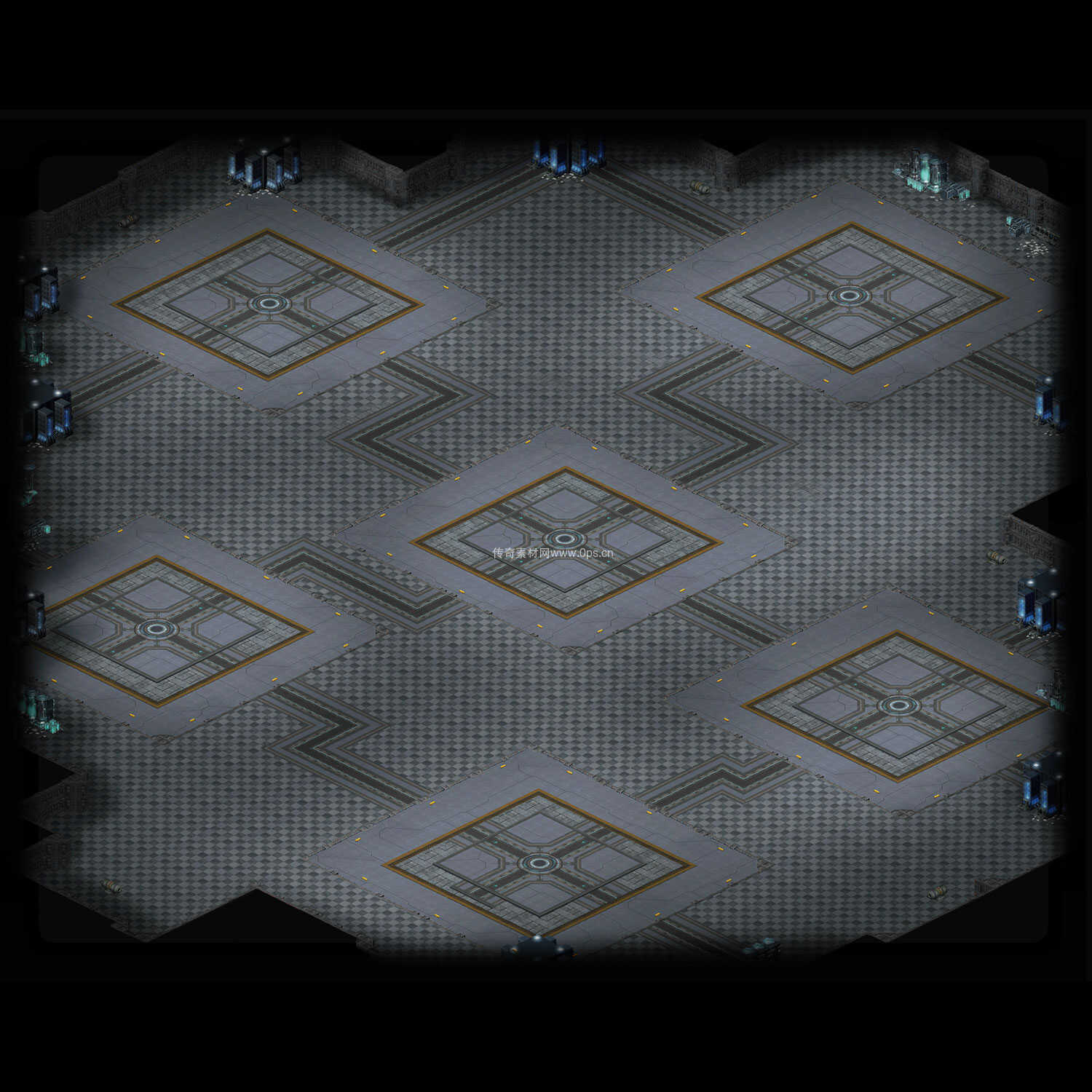 现代风格系列地图18