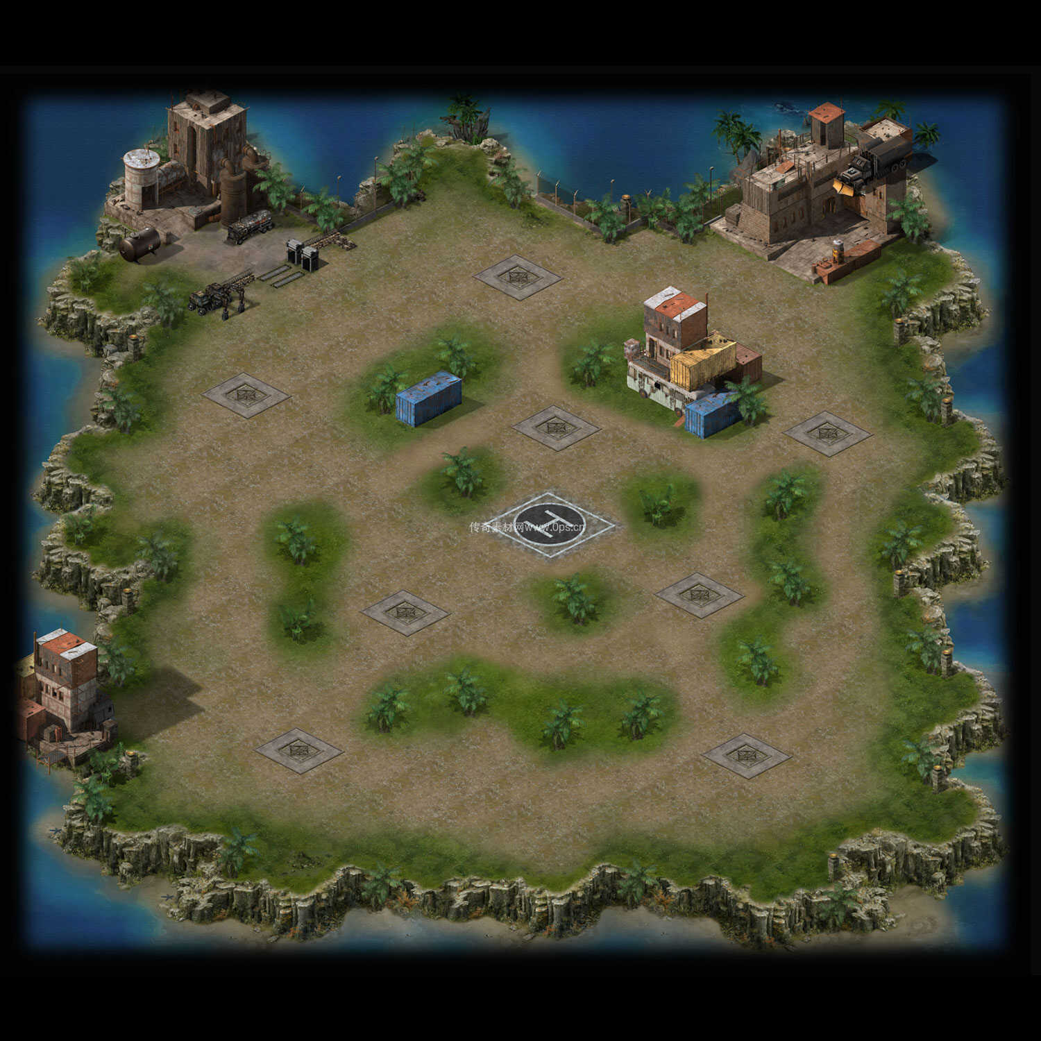 现代风格系列地图20