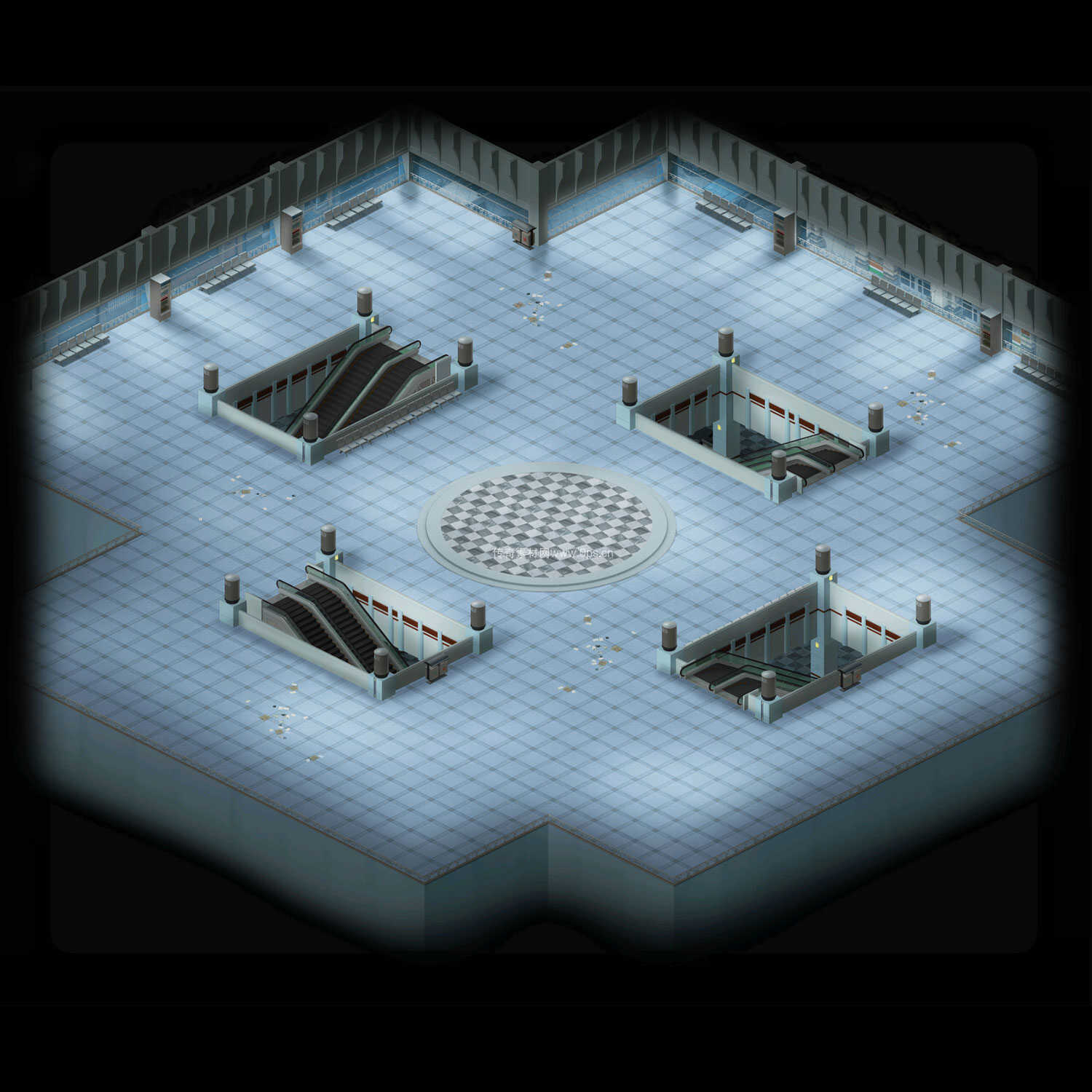 现代风格系列地图21