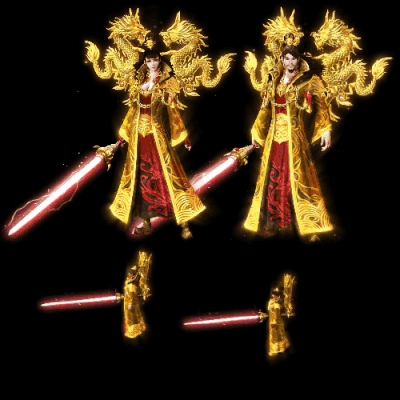 996引擎专用男女一体时装装备系列0089