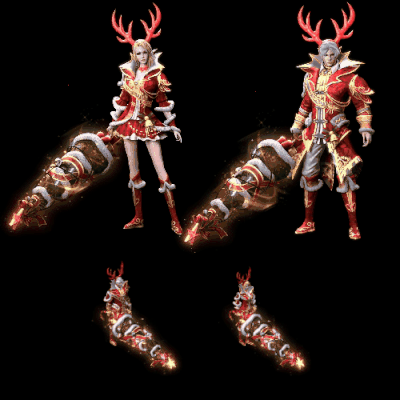 996引擎专用男女一体时装装备系列0092