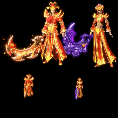 996引擎专用男女一体时装装备系列0094