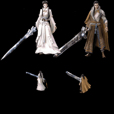 996引擎专用男女一体时装装备系列0095