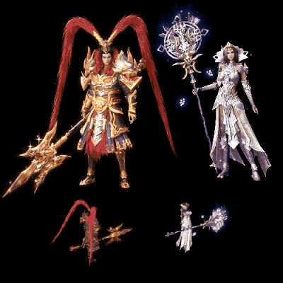 996引擎专用男女一体时装装备系列0099