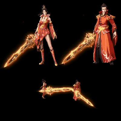 996引擎专用男女一体时装装备系列0100