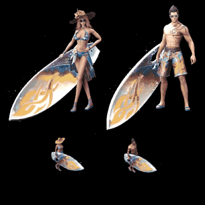 996引擎专用男女一体时装装备系列0111