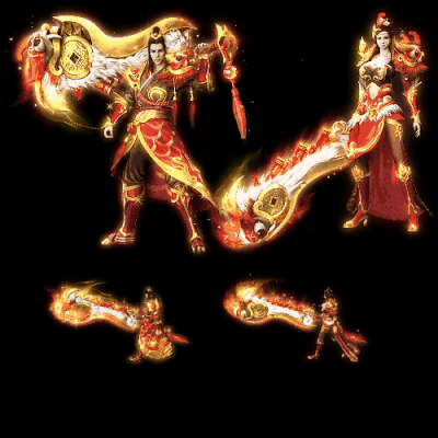 996引擎专用男女一体时装装备系列0115