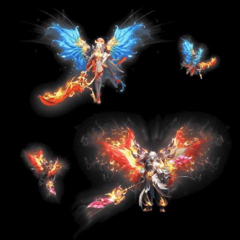 996引擎专用男女一体时装装备系列0141