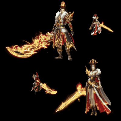 996引擎专用男女一体时装装备系列0143