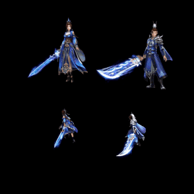 996引擎专用男女一体时装装备系列0147