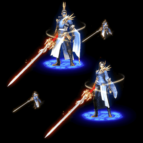 996引擎专用男女一体时装装备系列0153