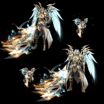 996引擎专用男女一体时装装备系列0164