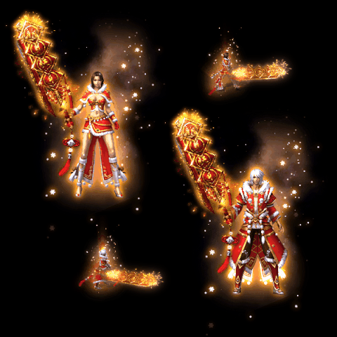 996引擎专用男女一体时装装备系列0169