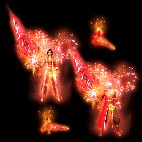 996引擎专用男女一体时装装备系列0172