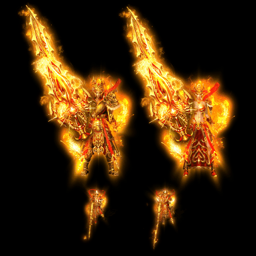 996引擎专用男女一体时装装备系列0174