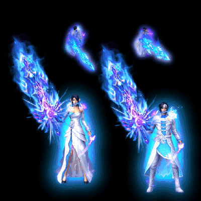 996引擎专用男女一体时装装备系列0178