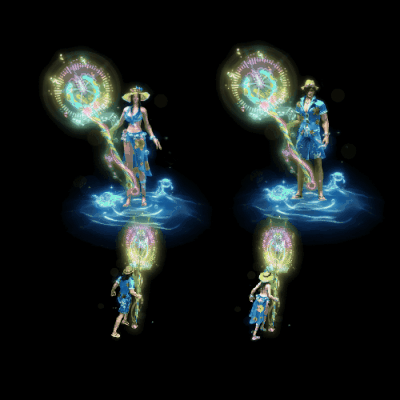 996引擎专用男女一体时装装备系列0179