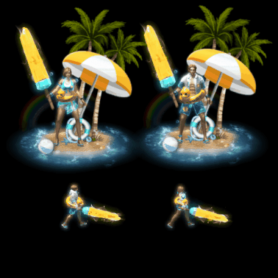 996引擎专用男女一体时装装备系列0181