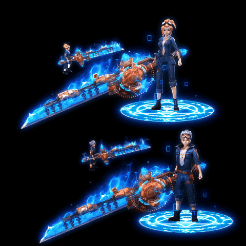 996引擎专用男女一体时装装备系列0187