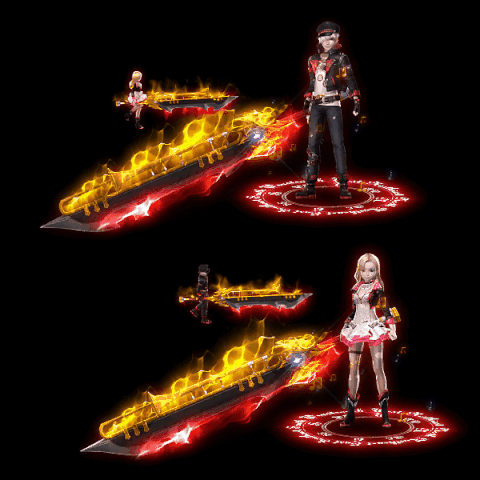 996引擎专用男女一体时装装备系列0188