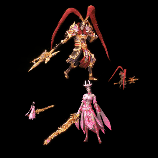 996引擎专用男女一体时装装备系列0192