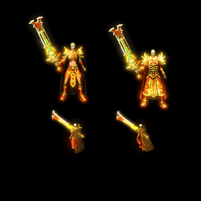 996引擎专用男女一体时装装备系列0198