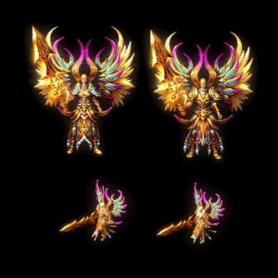 996引擎专用男女一体时装装备系列0199