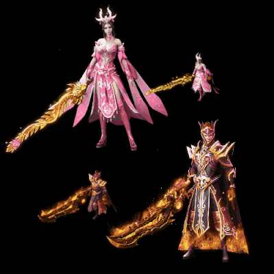 996引擎专用男女一体时装装备系列0200