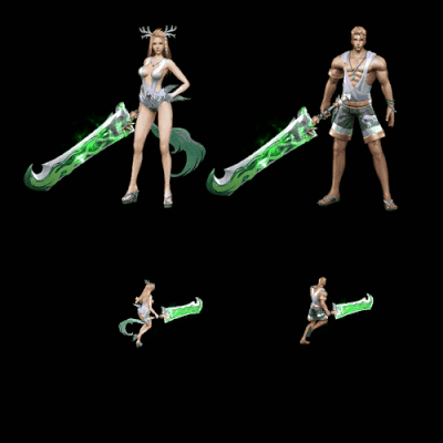 996引擎专用男女一体时装装备系列0204