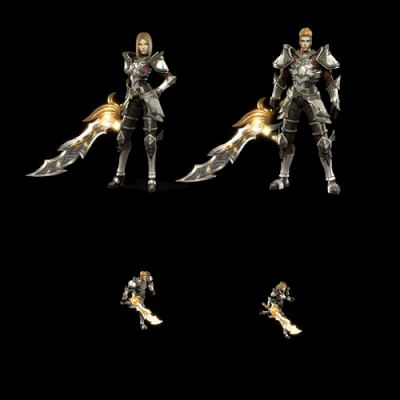 996引擎专用男女一体时装装备系列0205