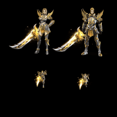 996引擎专用男女一体时装装备系列0206