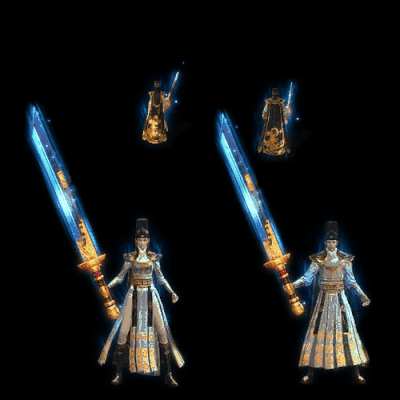 996引擎专用男女一体时装装备系列0211