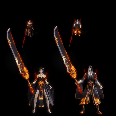 996引擎专用男女一体时装装备系列0215