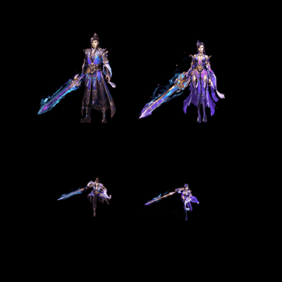 996引擎专用男女一体时装装备系列0221