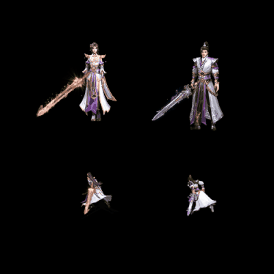 996引擎专用男女一体时装装备系列0222