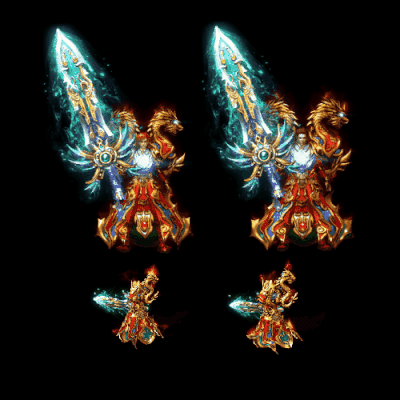 996引擎专用男女一体时装装备系列0238