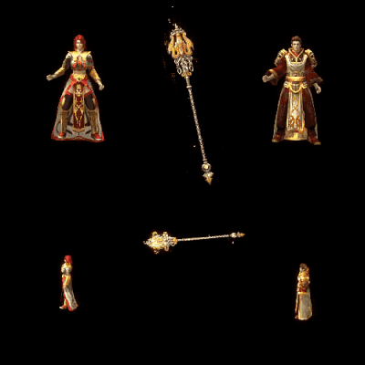 996引擎专用男女剑甲三件套（无翅膀）装备系列0018