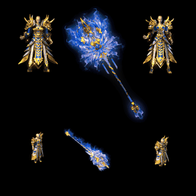 996引擎专用男女剑甲三件套（无翅膀）装备系列0033