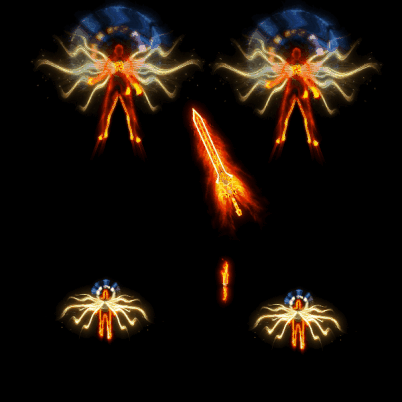 996引擎专用男女剑甲三件套（带翅膀）装备系列0105