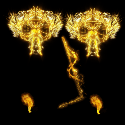 996引擎专用男女剑甲三件套（带翅膀）装备系列0106