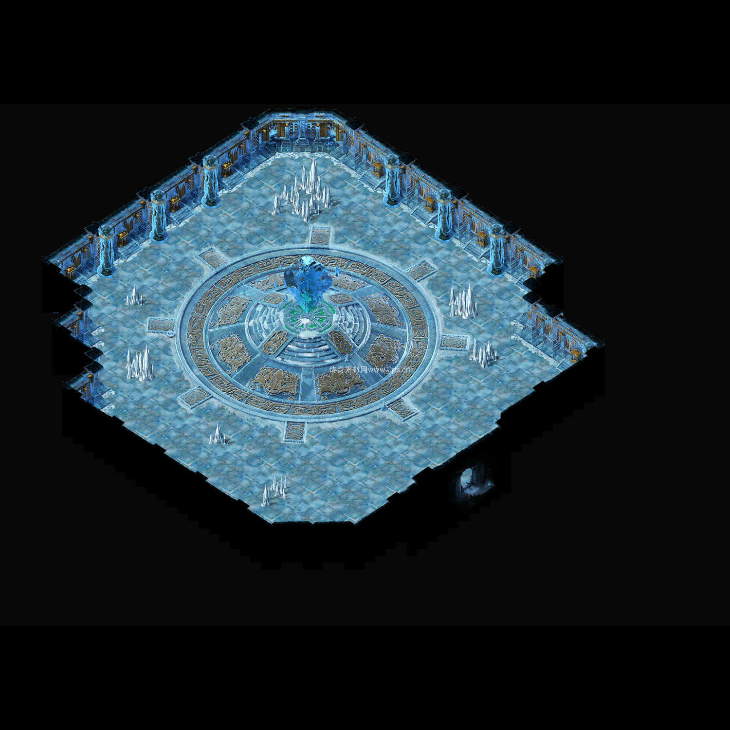 冰雪地图系列0198