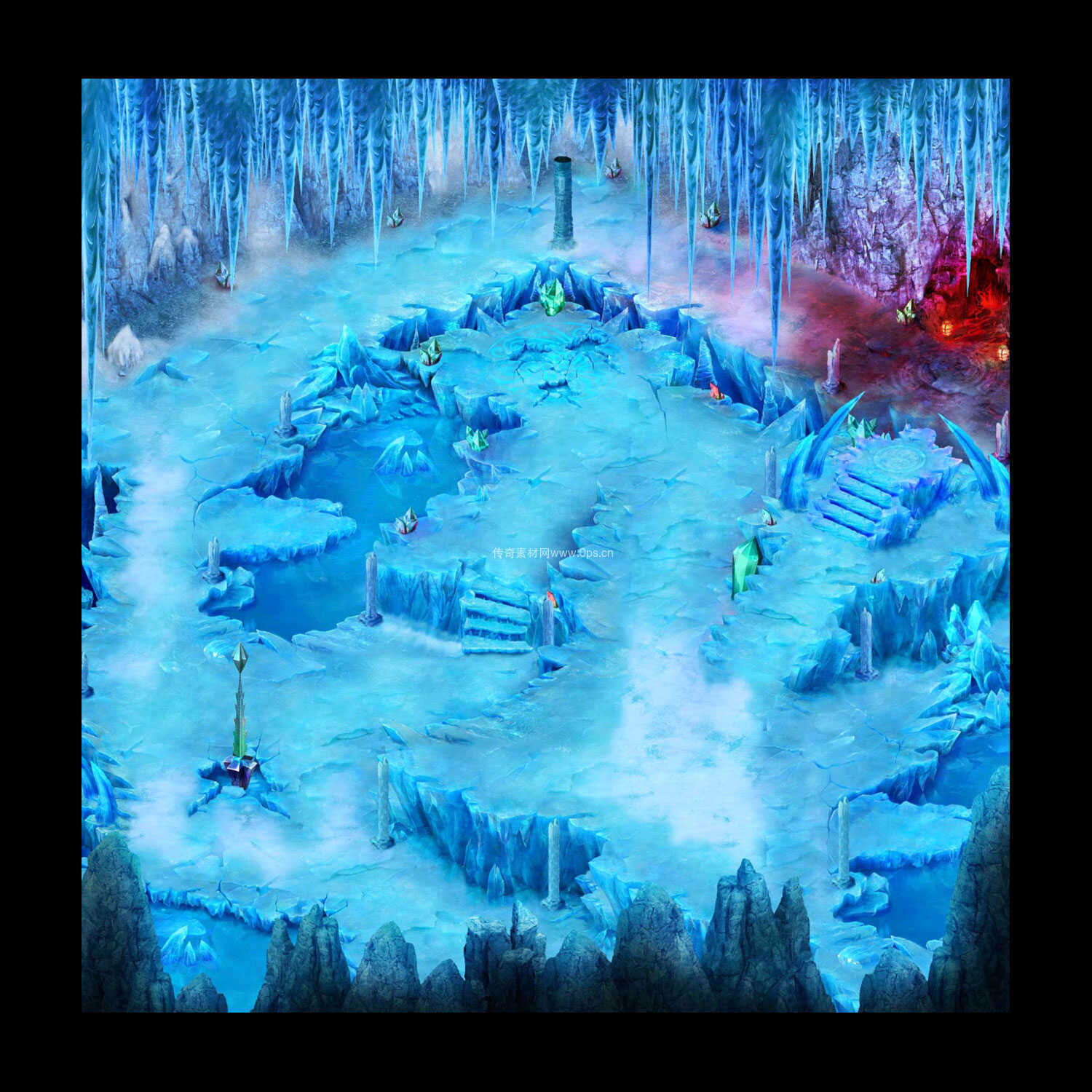 冰雪地图系列0203