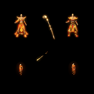 996引擎专用男女剑甲三件套（无翅膀）装备系列0036