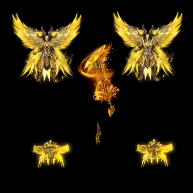 996引擎专用男女剑甲三件套（无翅膀）装备系列0042