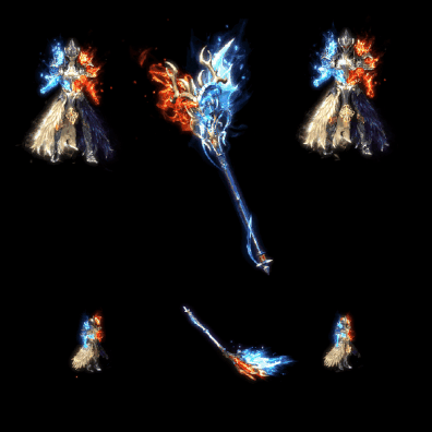 996引擎专用男女剑甲三件套（无翅膀）装备系列0045