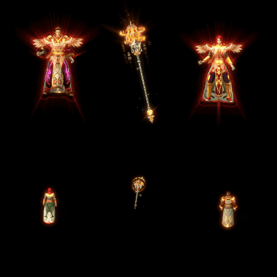 996引擎专用男女剑甲三件套（无翅膀）装备系列0050