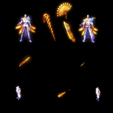 996引擎专用男女剑甲三件套（无翅膀）装备系列0051