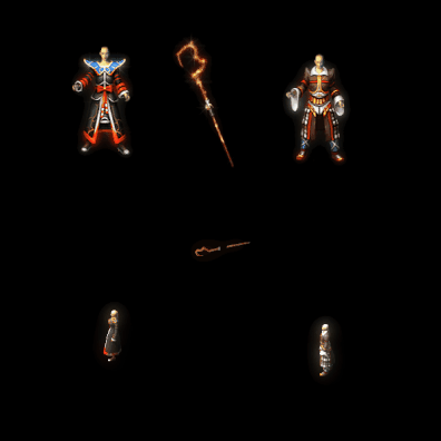 996引擎专用男女剑甲三件套（无翅膀）装备系列0055