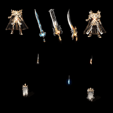 996引擎专用男女剑甲三件套（无翅膀）装备系列0057